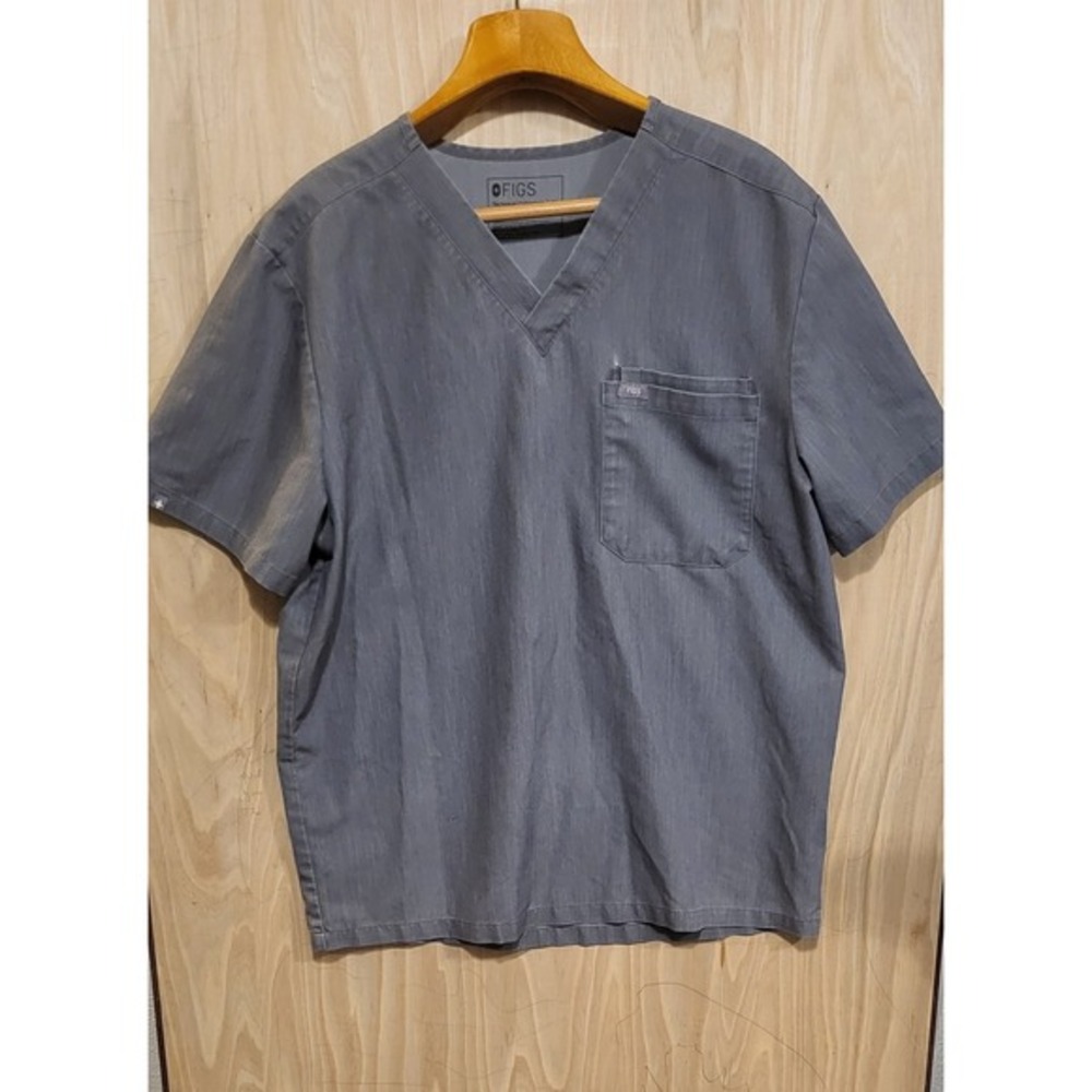 Figs‎ Scrub Top Men XL Gray Technical Collection.